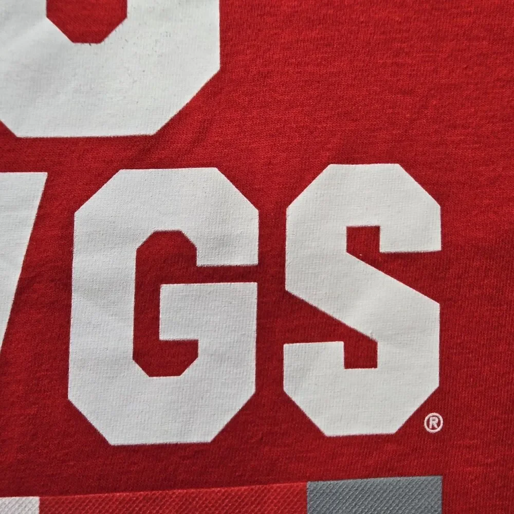 Mens Nike UGA Georgia Bulldogs T Shirt Red Graphic Tee SEC Go Dawgs New